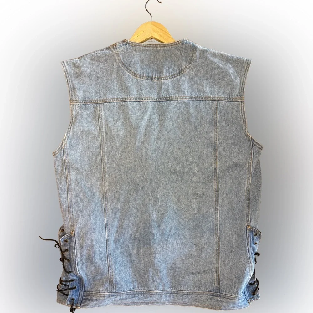 Diamond Supply Co. Light Blue Denim Vest - Picture 4 of 9